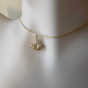 сребърно колие елха 11